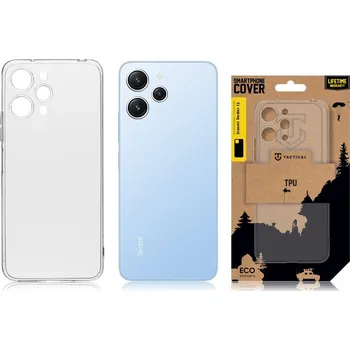 Pouzdro na mobilní telefon Zadní kryt Tactical TPU pro Xiaomi Redmi 12 4G/5G, transparentní