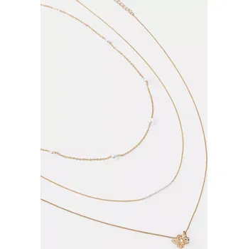 Náhrdelník Náhrdelník Aldo ANNPEARL 3-pack 13935155 ANNPEARL.102 zlatá GLD, vel. ONE SIZE