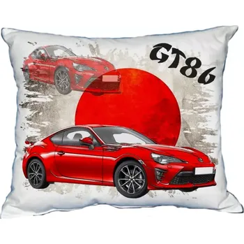 Povlak na polštářek Polštářek s osobním autem Toyota GT86 (Polštářek s osobním autem )