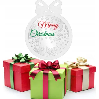 Vánoční dekorace VÁNOČNÍ KOULE VÁNOČNÍ BAŇKY NEROZBITNÉ 10 CM NA VÁNOČNÍ STROMEČEK PREMIUM SKLO