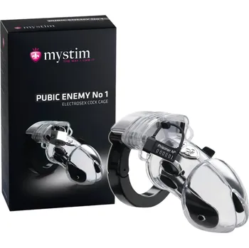 Mystim Pubic Enemy No 1 - elektro penisová klec