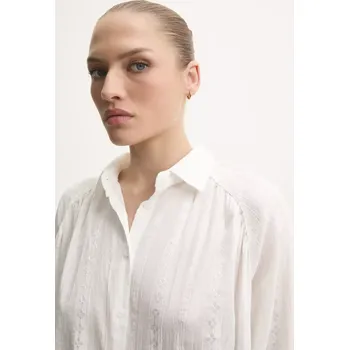 Pánská košile Bavlněná košile Answear.LAB bílá barva, regular, s klasickým límcem sc109.FKK 00X, vel. M/L