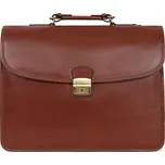 Velká pánská kožená business taška Hexagona 119074 Cognac