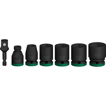 Sada nářadí 9-dílná sada nástrčných klíčů Bosch PRO Impact Socket Set - 1/2", 13-24mm, chrom-molybdenová ocel, fosfátování proti korozi (2608003032)