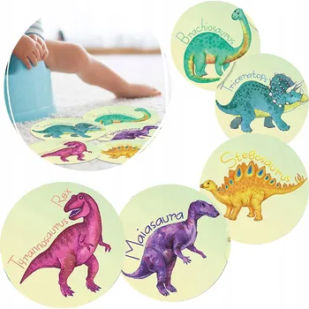 samolepka Samolepky pro učení na nočník Primabobo dinosauři 5 kusů
