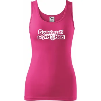 Dámské oblečení 6 válců stačí, když ti turbo tlačí - Dámské tílko - XS ( Purpurová )