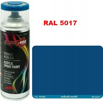 Barva ve spreji RAL 5017 AKRYLOVÝ LAK ve spreji modrý LESK 1233