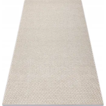 Koberec KOBEREC PLOCHÝ TKANÝ ORIGI 78x150 cm MŘÍŽKA krémový sisal venkovní #D1538