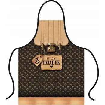 Kuchyňská zástěra Kuchyňská zástěra "Stylový dědeček", černá, Party Tino
