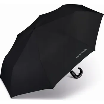 Deštník Pierre Cardin Automatický pánský skládací deštník, zahnutá rukojeť 89994 černá