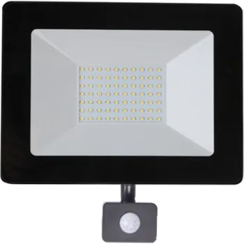 LED halogenový reflektor 50W IP65 s pohybovým senzorem