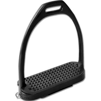 Třmeny Waldhausen -COLOR- - Černá - 10cm