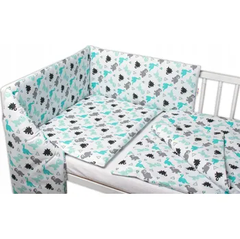 Povlečení Sada povlečení Baby Nellys 100 x 135 cm bílá