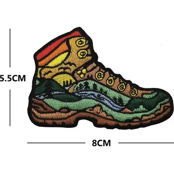 Nášivka WARAGOD Vyšívaná nášivka Happy Camper 07