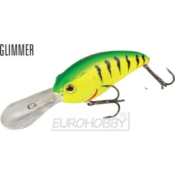 Nástraha MIKADO WOBLER FISH HUNTER - GLIMMER 8 CM 8,0 63 Plovoucí / Slow