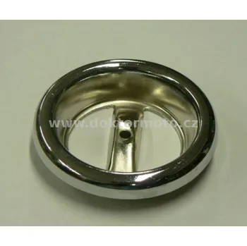Motodíl Zátka výfuku - poklička, chrom Jawa 634-693/640