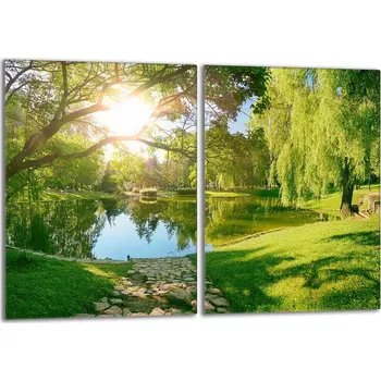 Kuchyňské prkénko Krájecí deska TMK ArtDeko sklo 2 ks