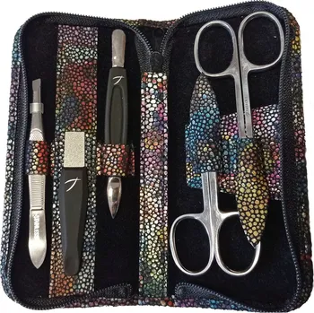 Talacko 1374.81E manikúra set vícebarevná kůže