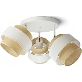 Závěsné stropní svítidlo BOHO juta přírodní pletená White 961-ER3 LED E27