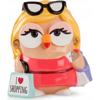 Pokladnička Miluji nakupování! - pokladnička 8 cm Goofi