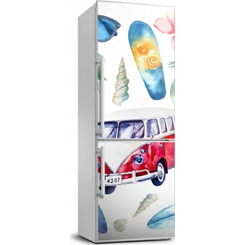 Fototapeta Samolepící nálepka na ledničku Sada surfaře