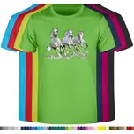 detske-levne-bavlnene-tricko-potisk-tri-bili-kone Barva: Lime - limetková, velikost: 104