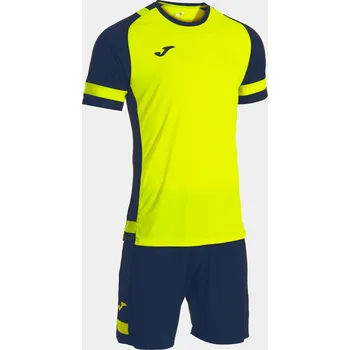 Set JOMA LIDER dres a trenky fluor žluto tm.modrý Velikost: 5XS