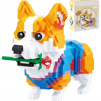 ostatní stavebnice FIGURKA STAVEBNICE PES CORGI PEJSEK HRAČKA PRO DĚTI 997 ELE