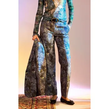 Dámské kalhoty Kalhoty Medicine dámské, více barev, široké, medium waist RS25.SPD250 vícebarevná MLB, vel. XS