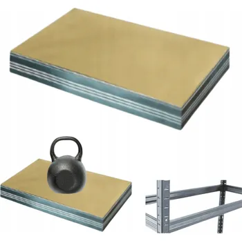 Dílenský regál Kovový skladový regál Wamar-Sosenka 6 x 40 x 40 cm, nosnost až 175 kg na polici