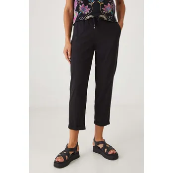 Dámské kalhoty Kalhoty Medicine dámské, černá barva, střih chinos, medium waist RW24.SPD201 99X, vel. XS