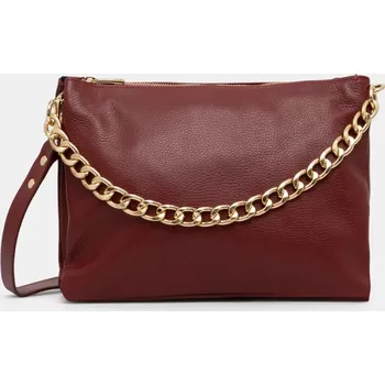 Kabelka Kožená kabelka Answear.LAB 834.ilk červená 33X, vel. ONE SIZE