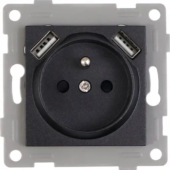 Elektrická zásuvka Elektrická Zásuvka , USB zásuvka, Koloreno