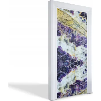 Fototapeta Samolepka s dekorativním potiskem na dveře Abstraktní minerál 95x205 cm