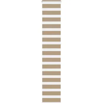 Roleta vidaXL Zebra roleta šířka látky 35,9 cm polyester [4014795] Barva: sand brown