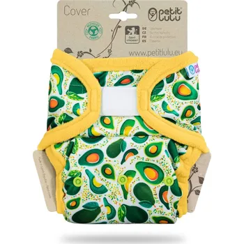 Plenkové kalhoty Avokádo - svrchní kalhotky s PUL kapsami sz