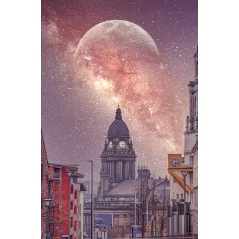 Obraz Plakát Hvězdná noc bez rámu 56,6 x 86,4 cm