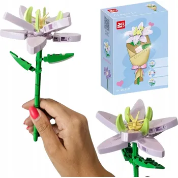 ostatní stavebnice KREATIVNÍ SADA LOTOSOVÝ KVĚT STAVEBNICE KVĚTINY ZAHRADA 90 DÍLKŮ