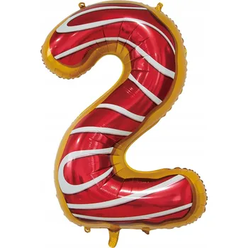 Balónek BAREVNÝ SLADKÝ BALÓNEK 80 SUŠENKA NAROZENINY ČÍSLICE 2