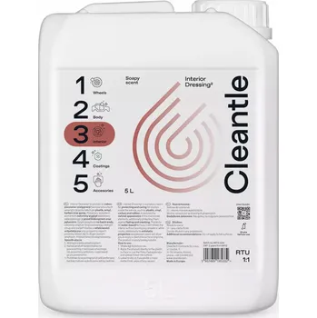 CLEANTLE INTERIOR DRESSING² 5000 ml ochrana péče o interiér auta