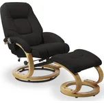 Polohovací masážní křeslo Halmar MATADOR - černá