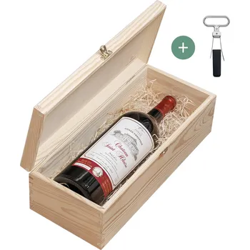 Víno 2000 Médoc Château Saint-Hilaire Magnum objem 1,5 l (+ krabice a otvírák)