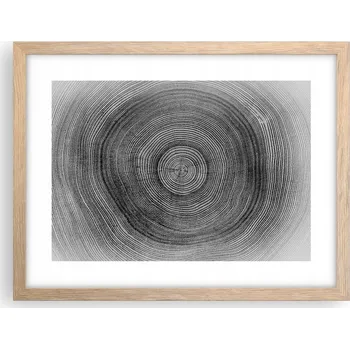 Obraz Obraz plakát v rámu světlý dub do obýváku 40x30 strom foto na zeď