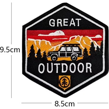 Nášivka WARAGOD Vyšívaná nášivka Mountain Camping 05