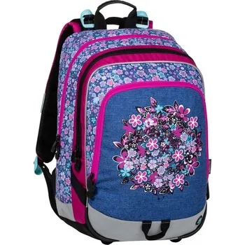 Městský batoh Bagmaster ALFA 20 A blue/pink/white školní batoh