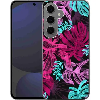 Pouzdro na mobilní telefon Gelový kryt mmCase na Samsung Galaxy S24 FE - květiny 1