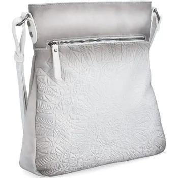 Kabelka Indee 6280 crossbody kabelka bílá s mandalou