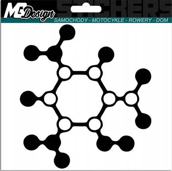 Samolepicí dekorace na vozidlo Samolepka na auto CHEMIE SCIENCE 15x13