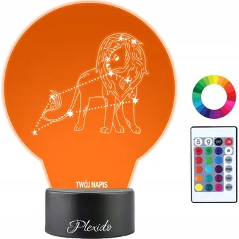 Lampička Noční lampa Plexido vícebarevná