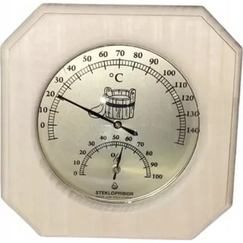 Domácí teploměr Teploměr s vlhkoměrem pro lipovou saunu